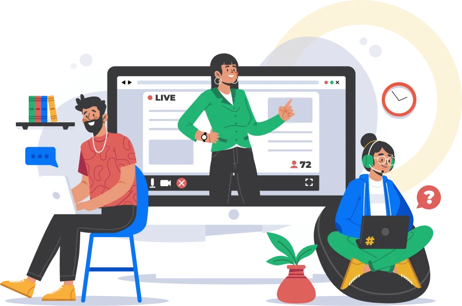 EGConnect online learning and skills development illustration